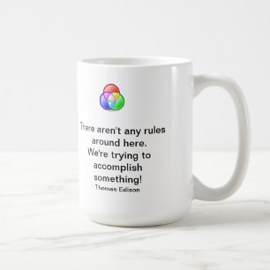 Thomas Edison Zitat Tasse