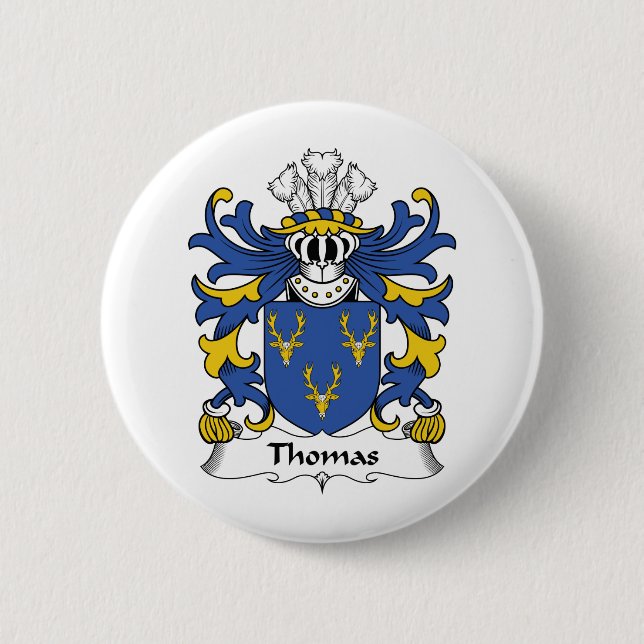 Thomas-Familienwappen Button (Vorderseite)