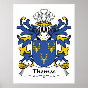 Thomas Familienwappen Poster