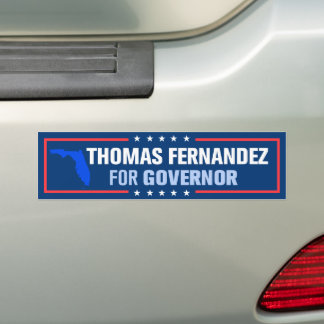 Thomas Fernandez for Florida Governor Autoaufkleber
