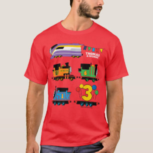Thomas Freunde Alles Gute zum 3. Geburtstag retro T-Shirt