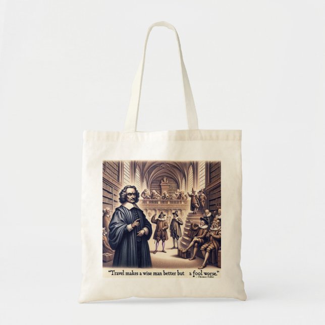 Thomas Fuller Famous Travel Tragetasche (Vorne)