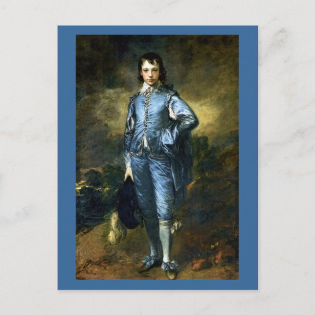 Thomas Gainsborough art: Der Blaue Junge Postkarte (Vorderseite)