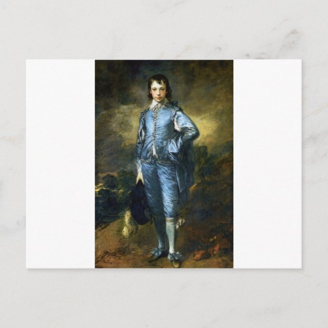 Thomas Gainsborough Art Malerei: Der Blaue Junge Postkarte (Vorderseite)