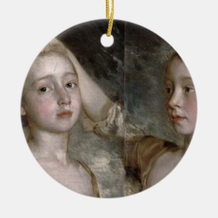 Thomas Gainsborough   die Töchter Mary des Malers Keramik Ornament