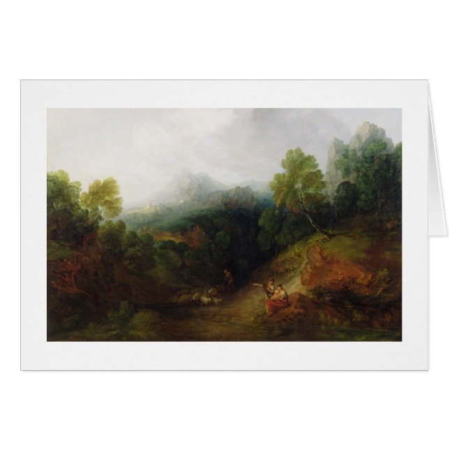 Thomas Gainsborough | Ein Bergtal mit Rusti (Vorderseite (Horizontal))