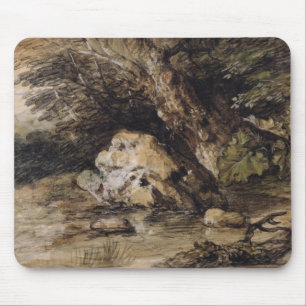 Thomas Gainsborough eine hügelige Landschaft mi Mousepad
