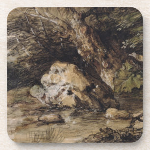Thomas Gainsborough   eine hügelige Landschaft mi Untersetzer