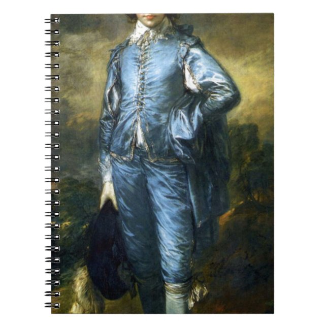 Thomas Gainsborough-Kunst-Malerei: Der blaue Junge Notizblock (Vorderseite)