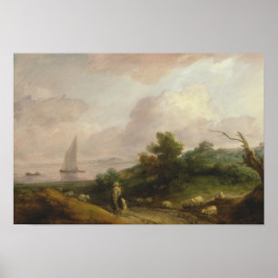 Thomas Gainsborough - Küstenlandschaft Poster