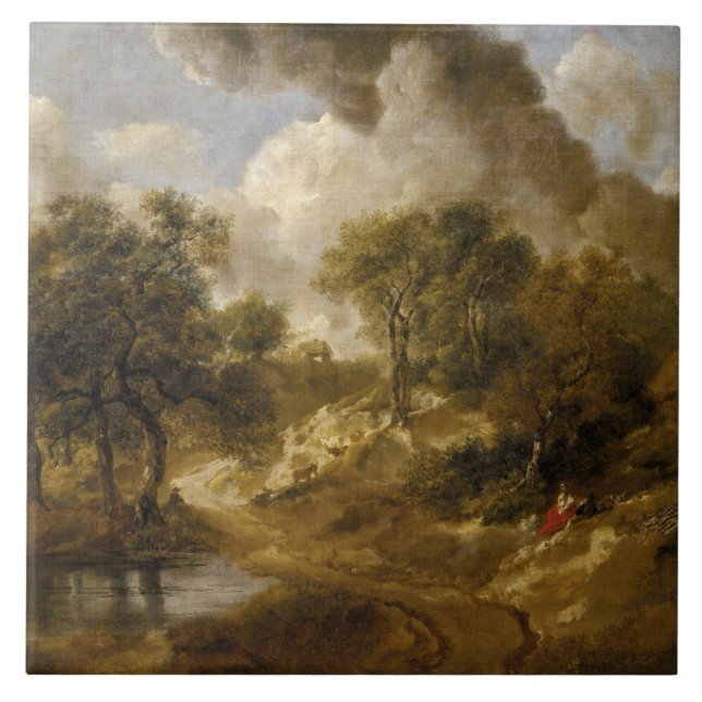 Thomas Gainsborough - Landschaft in Suffolk Fliese (Vorderseite)