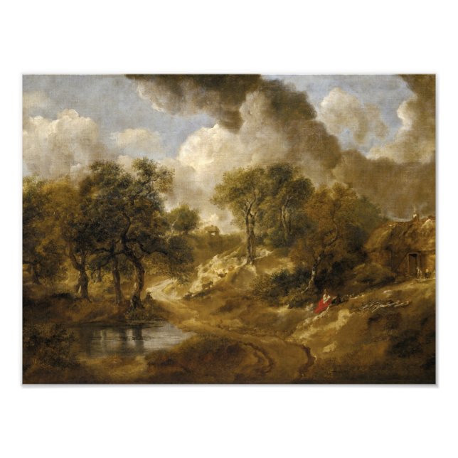 Thomas Gainsborough - Landschaft in Suffolk Fotodruck (Vorne)