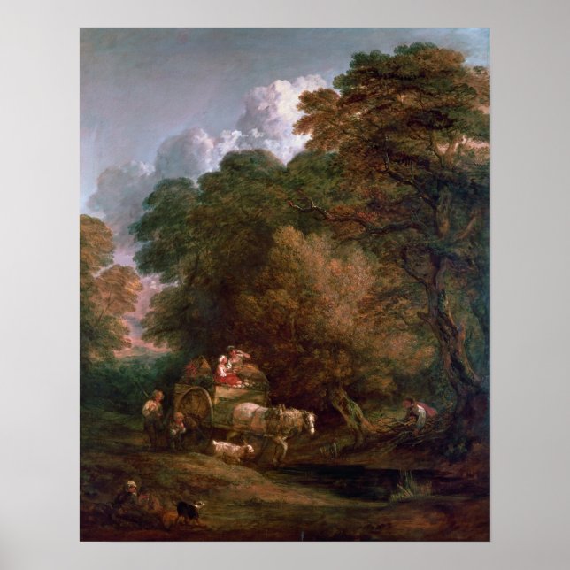 Thomas Gainsborough |Marktkartei von 1786 Poster (Vorne)