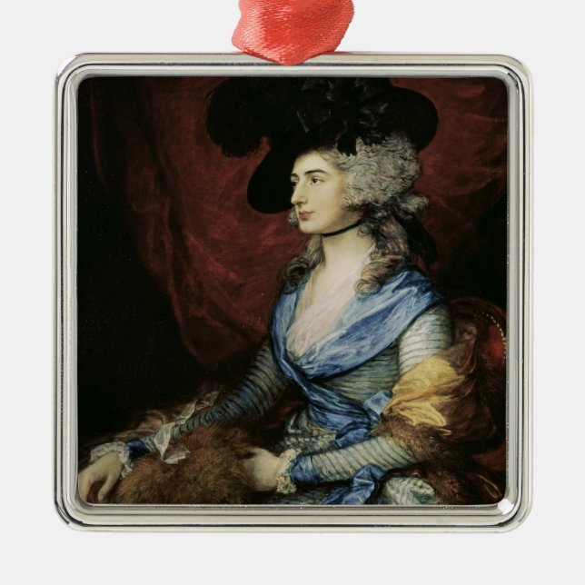 Thomas Gainsborough |Mrs Sarah Siddons, die actres Silbernes Ornament (Vorne)