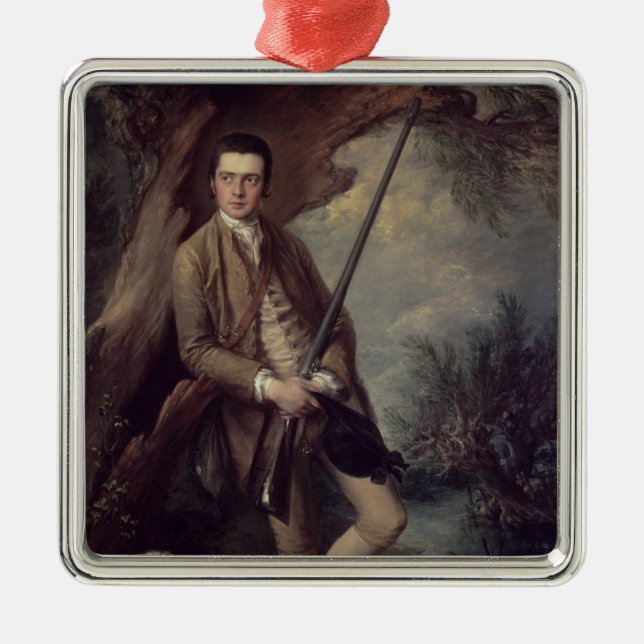 Thomas Gainsborough |William Poyntz von Midgham Silbernes Ornament (Vorne)