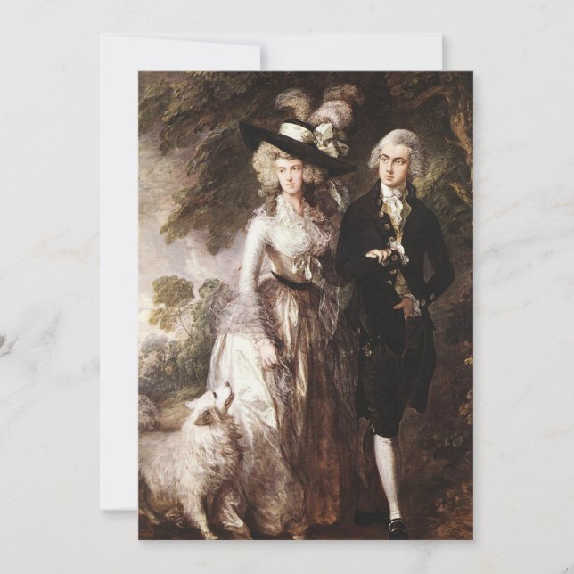 Thomas Gainsborough's Mr. and Mrs. William Hallett (Vorderseite)