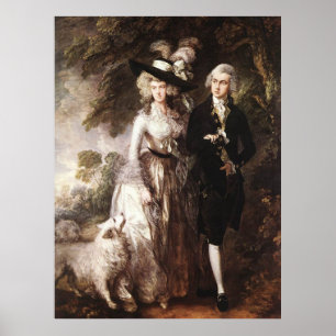 Thomas Gainsboroughs Mr und Mrs William Hallett Poster