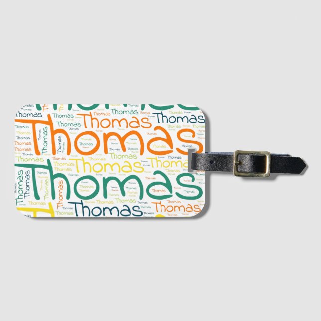 Thomas Gepäckanhänger (Vorderseite (Horizontal))