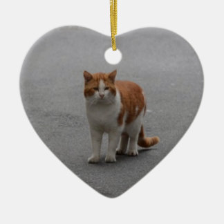 Thomas Ginger und White Cat Keramikornament
