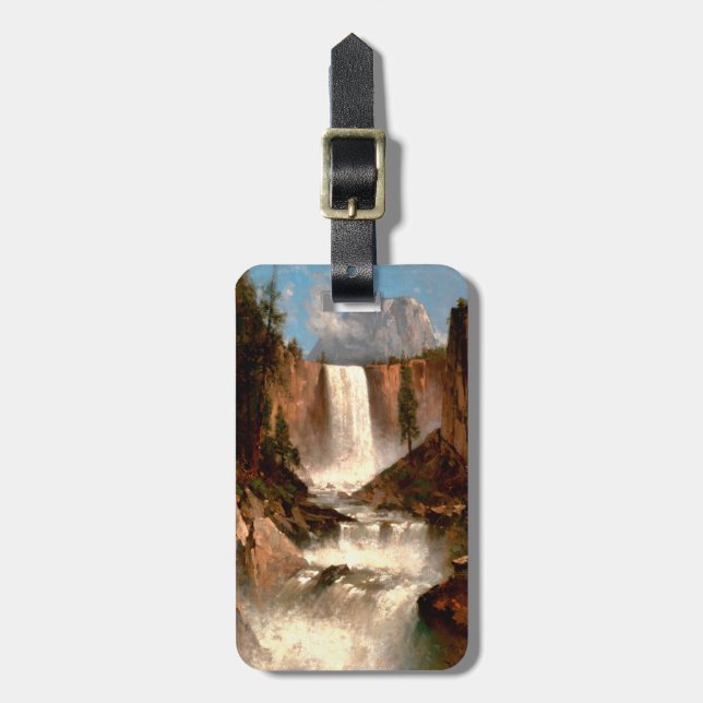 Thomas Hill's Vernal Falls, Yosemite Gepäckanhänger (Vorderseite vertikal)