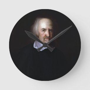 Thomas Hobbes durch John Michael Wright Runde Wanduhr