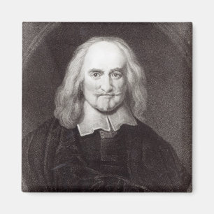 Thomas Hobbes 'von der Galerie der Porträts Magnet