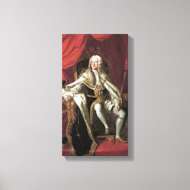 Thomas Hudson King George II Leinwanddruck (Vorderseite)