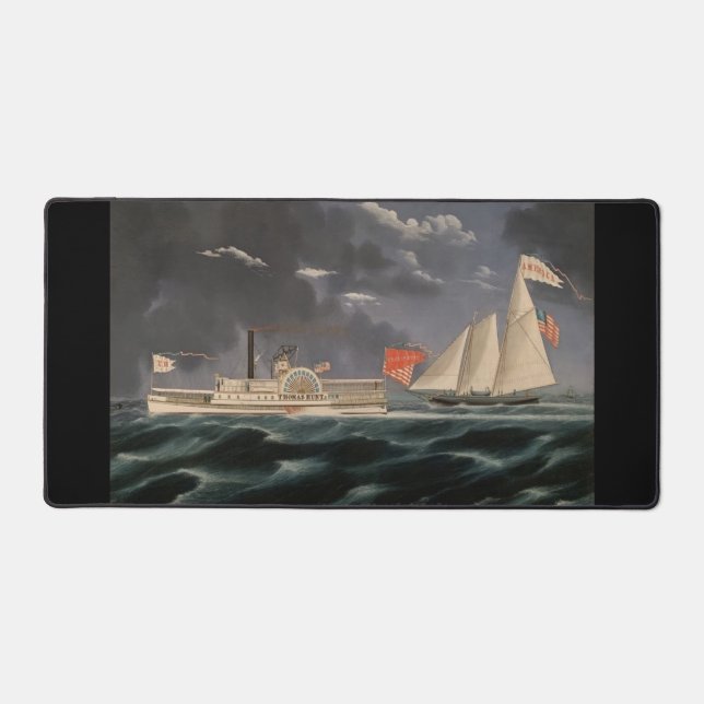 Thomas Hunt und die USA 1852 Schreibtischunterlage (Vorderseite)