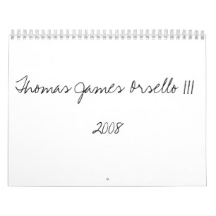 Thomas James Orsello III2008 Kalender