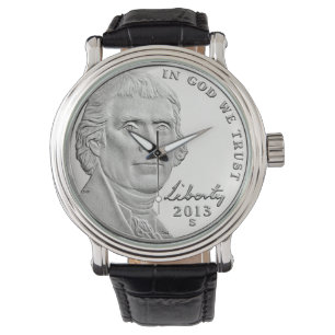 Thomas Jefferson (13. April 1743 - 4. Juli 1826) Armbanduhr