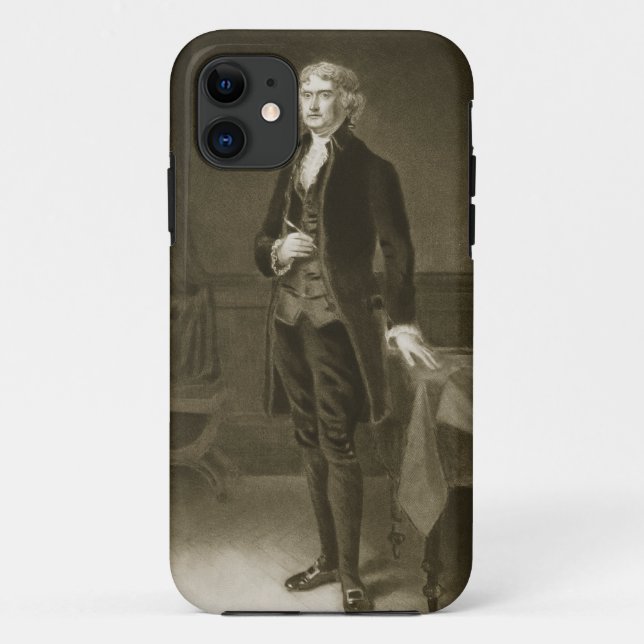 Thomas Jefferson, 3. Präsident des vereinigten Case-Mate iPhone Hülle (Rückseite)