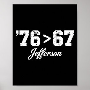 Thomas Jefferson 76 67 Selbstverständlich Geschich Poster