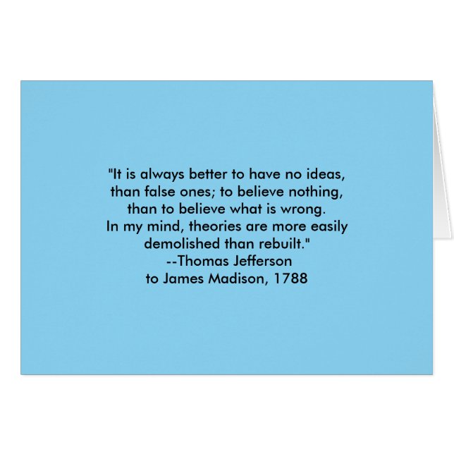 Thomas Jefferson - always better jGibney Museum  (Vorderseite (Horizontal))