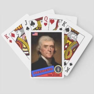 Thomas-Jefferson-Baseballkarte Spielkarten
