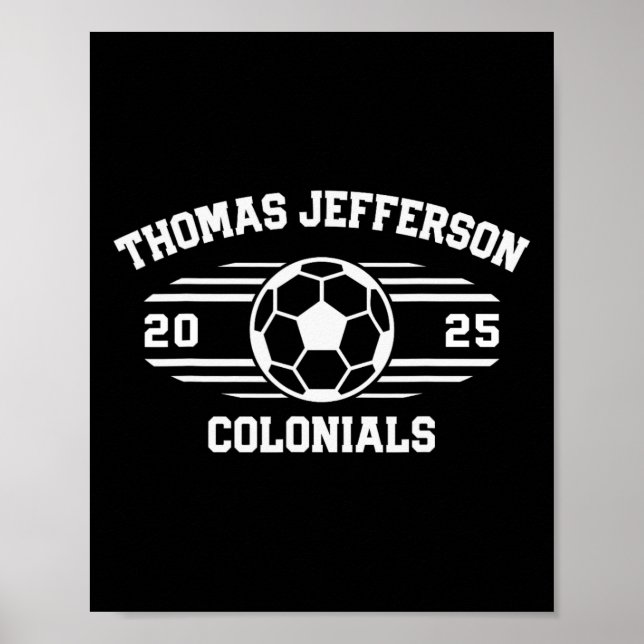 Thomas Jefferson Colonials Fußball Byll 2025  Poster (Vorne)