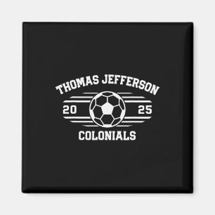 Thomas Jefferson Colonials Fußball Ll 2025  Magnet