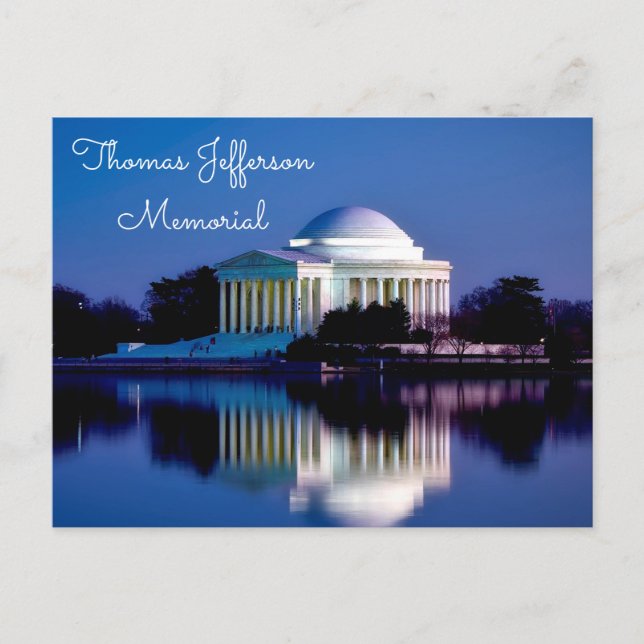 Thomas-Jefferson-Denkmal Postkarte (Vorderseite)