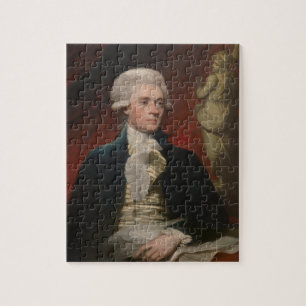 Thomas Jefferson durch Mather Brown (1786) Puzzle