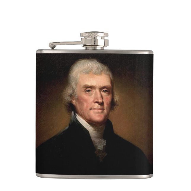 Thomas Jefferson Flachmann (Vorderseite)