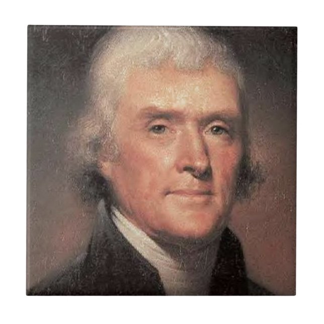 Thomas Jefferson Fliese (Vorderseite)