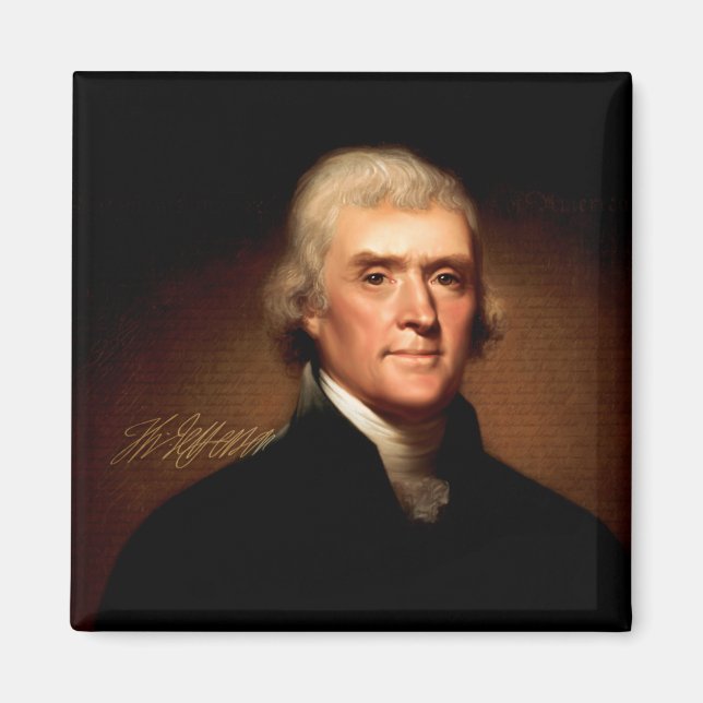 Thomas Jefferson, Gründungsvater Magnet (Vorne)