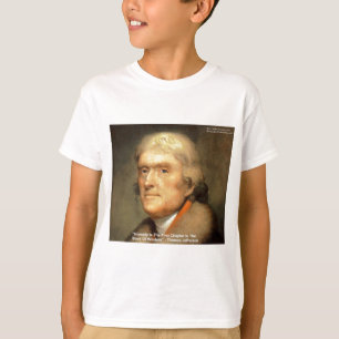 Thomas Jefferson "Honesty Wisdom Quote Geschenke T-Shirt