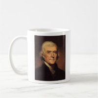 Thomas Jefferson Liberty Quote Keramik Kaffee Tass
