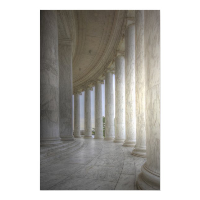 Thomas Jefferson Memorial Circular Colonnade Fotodruck (Vorne)