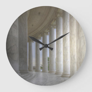 Thomas Jefferson Memorial Circular Colonnade Große Wanduhr