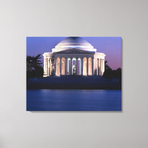 Thomas Jefferson Memorial in Dusk Leinwanddruck