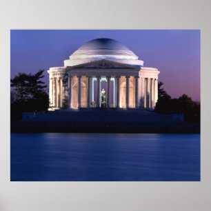 Thomas Jefferson Memorial in Dusk Poster