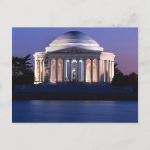 Thomas Jefferson Memorial in Dusk Postkarte