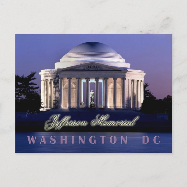 Thomas Jefferson Memorial, Washington, D.C. Postkarte (Vorderseite)