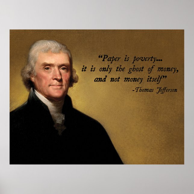 Thomas Jefferson Money Poster (Vorne)